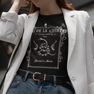 fashioned-girl-wearing-a-t-shirt-mockup-while-walking-in-daylight-a17254